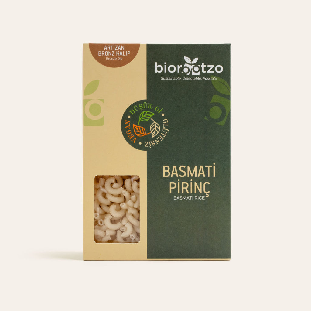 Biorootzo Basmati Pirinç Elbow Makarna