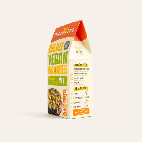 Biorootzo Deluxe Vegan Mac & Cheese – Glutensiz Bitkisel Makarna
