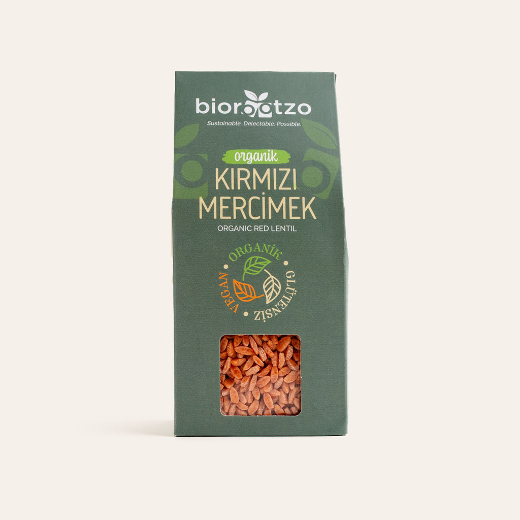 Biorootzo Organik Kırmızı Mercimek Şehriye