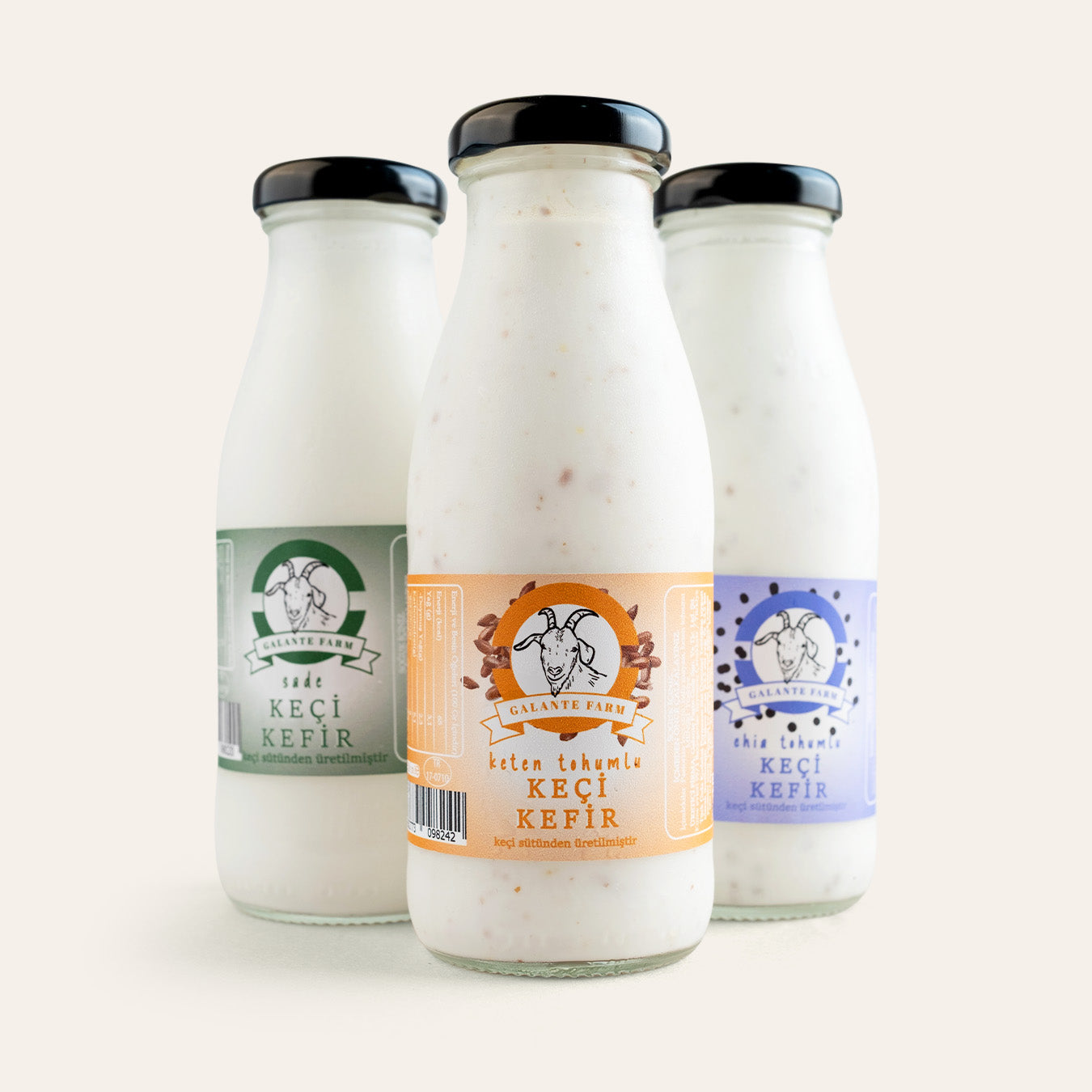 Galante Farm Chia Tohumlu Keçi Sütlü Kefir 250 Ml