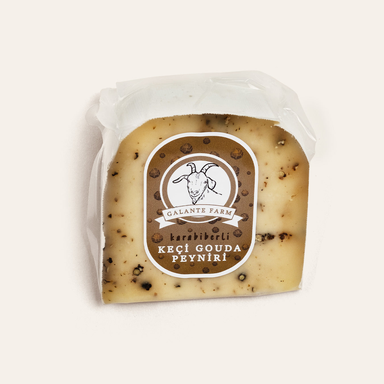 Galante Farm Karabiberli Keçi Sütlü Gouda Peyniri 250 Gr