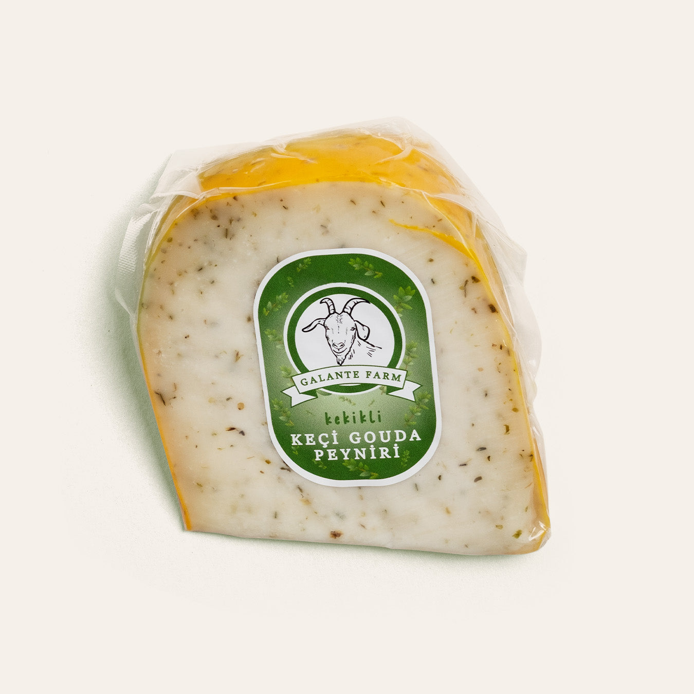 Galante Farm Kekikli Keçi Sütlü Gouda Peyniri 250 Gr