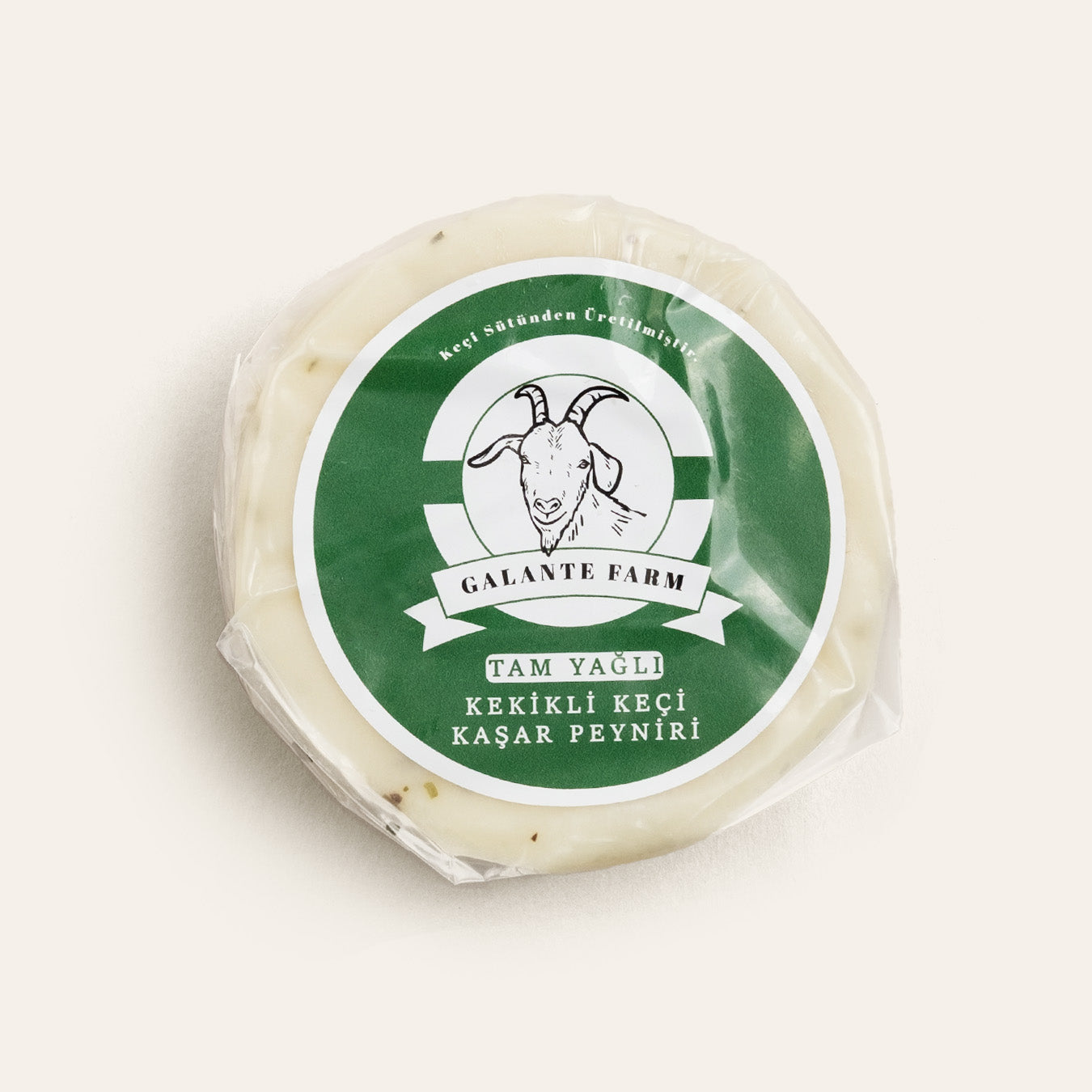 Galanta Farm Kekikli Keçi Sütlü Kaşar Peyniri 400 Gr