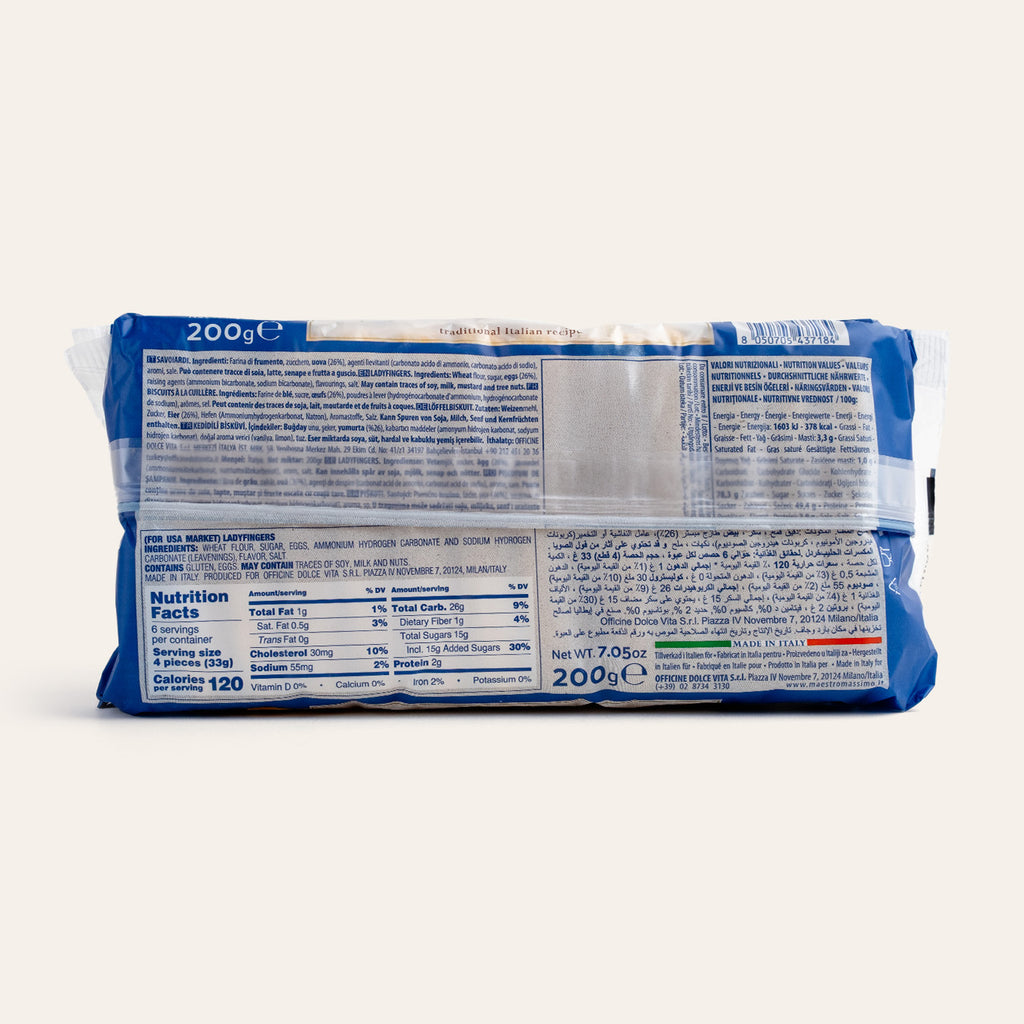 Maestro Massimo Savoiardi Kedi Dili Bisküvi