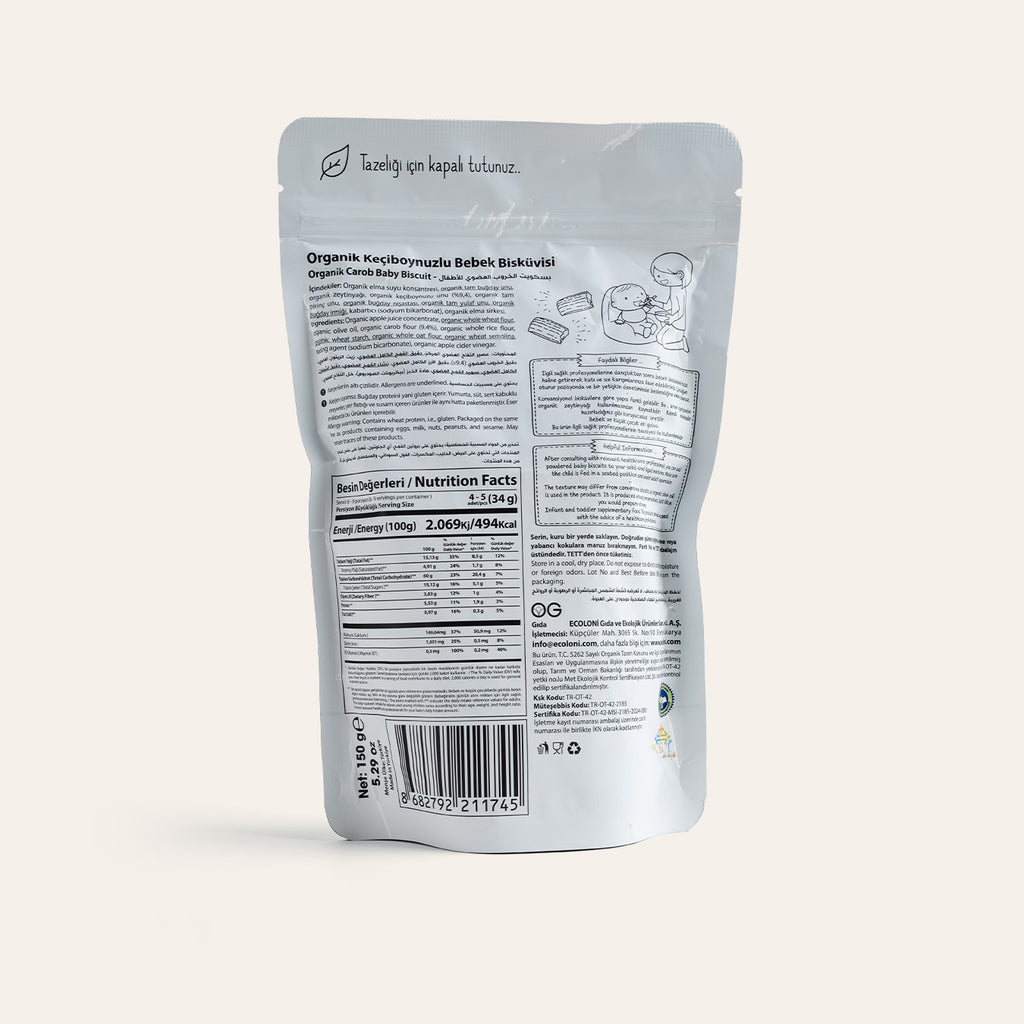 Og Natural Keçiboynuzlu Bebek Bisküvisi