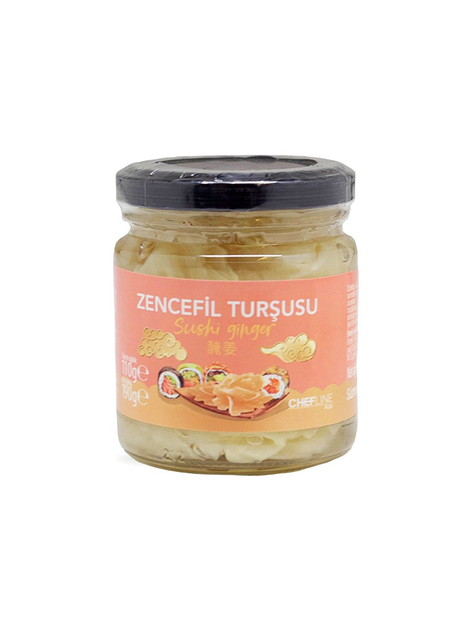 Chefline Asia Beyaz Zencefil Turşusu 190 Gr